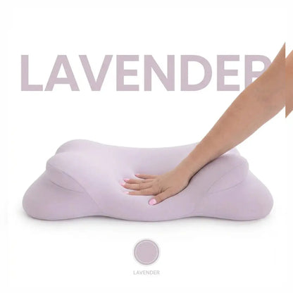Mellow Sleep Cloudalign Pillow with Complimentary Cooling Pillowcase - Ergonomic Cervical Memory Foam Design with Dual-Height for Optimal Comfort in Side, Back, and Stomach Sleepers