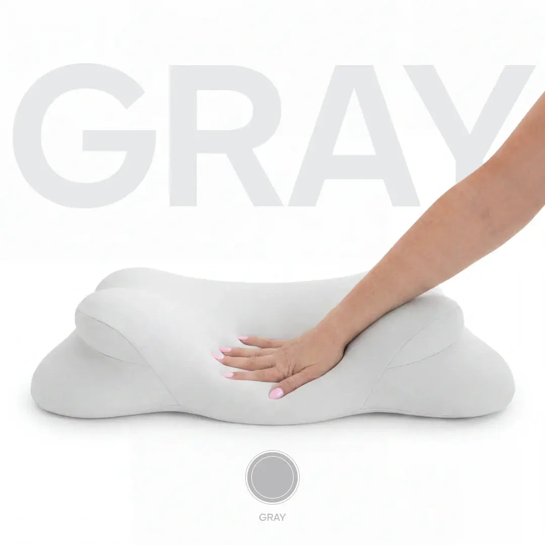 Mellow Sleep Cloudalign Pillow with Complimentary Cooling Pillowcase - Ergonomic Cervical Memory Foam Design with Dual-Height for Optimal Comfort in Side, Back, and Stomach Sleepers