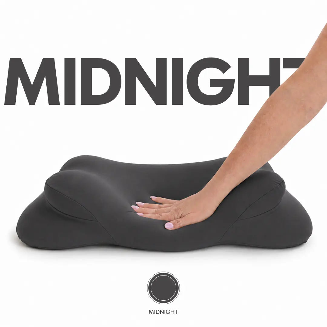 Mellow Sleep Cloudalign Pillow with Complimentary Cooling Pillowcase - Ergonomic Cervical Memory Foam Design with Dual-Height for Optimal Comfort in Side, Back, and Stomach Sleepers